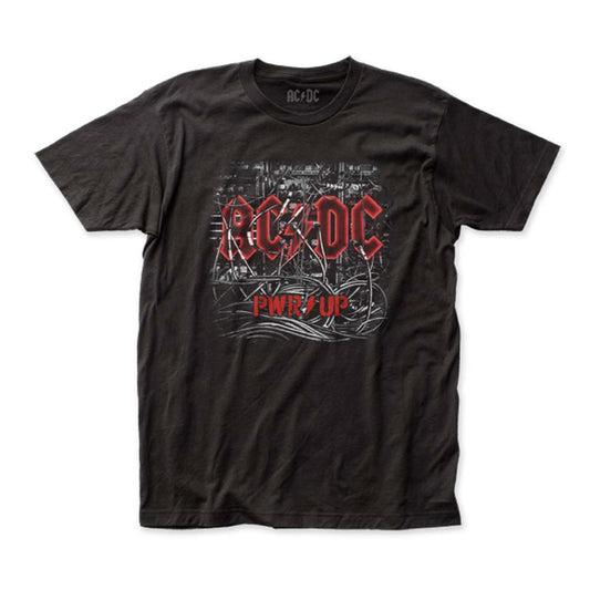 AC/DC PWR Cords Slim Fit T-shirt Front