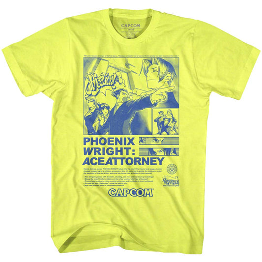 Ace Attorney Print Ad T-shirt Front