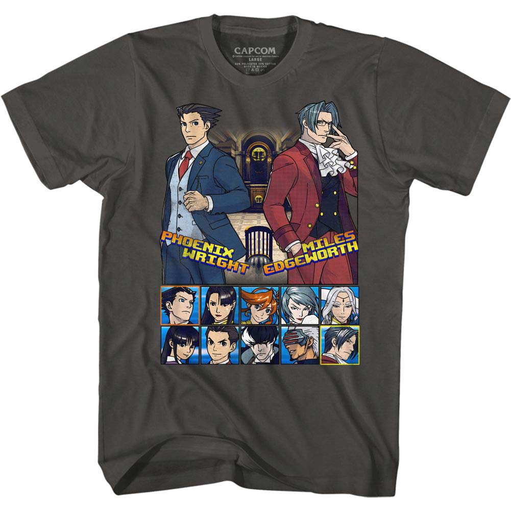 Ace Attorney Choose Your Fighter T-shirt Front