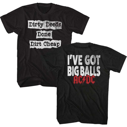 AC/DC Dirt Cheap T-shirt Front