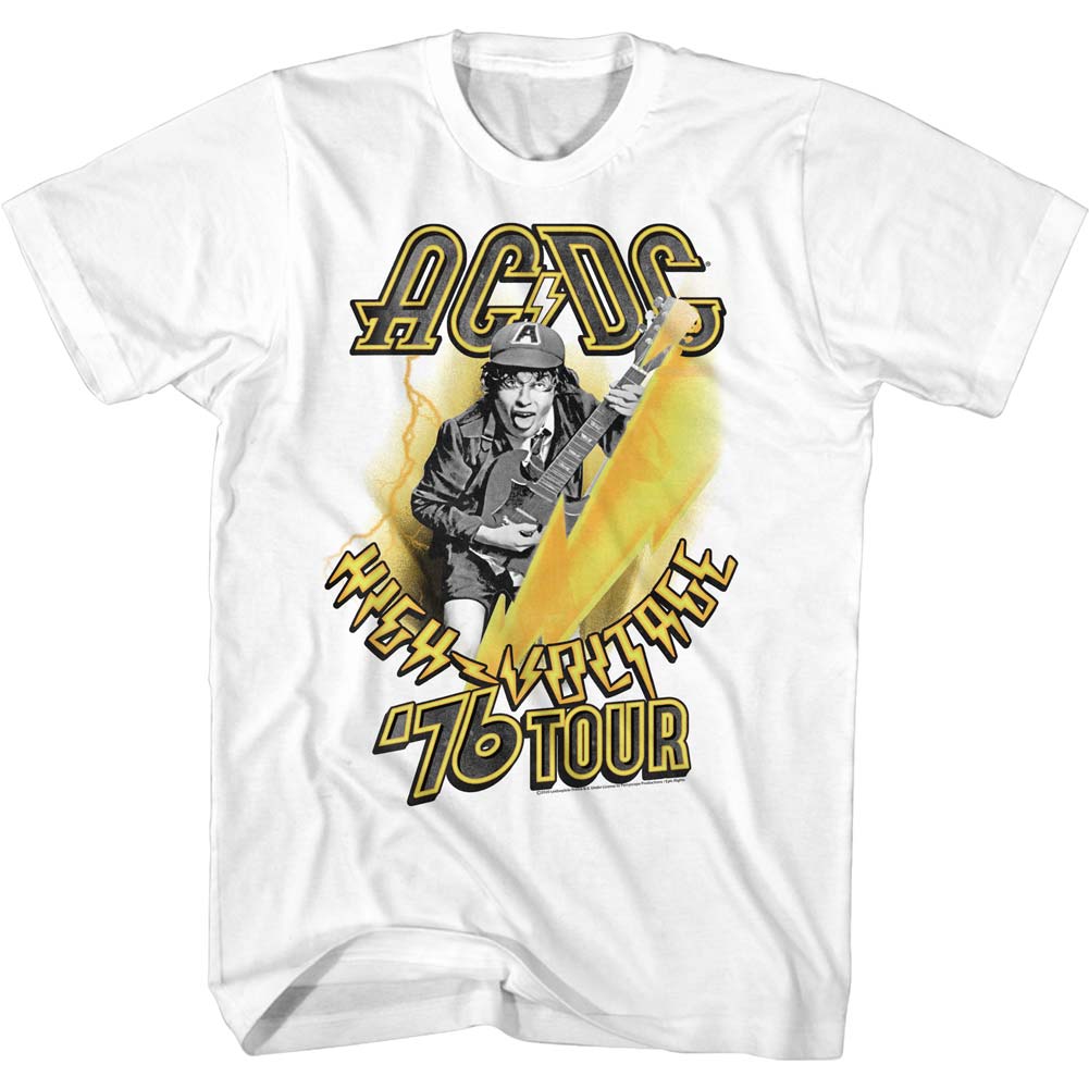 AC/DC 76 Tour T-shirt Front