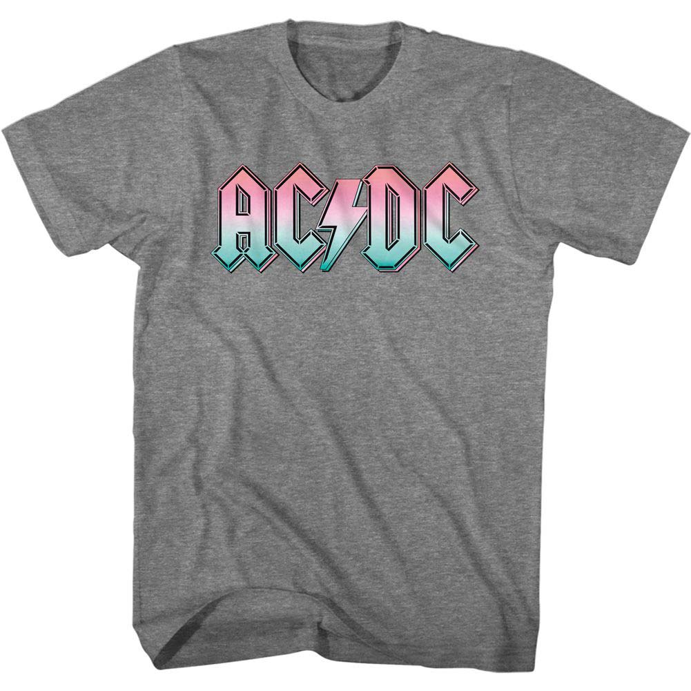 AC/DC Pastel Gradient Logo T-shirt Front