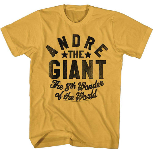Andre The Giant 8th Wonder Of The World T-shirt Front