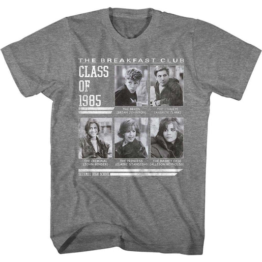 Breakfast Club Class 85 Yearbook T-shirt Front