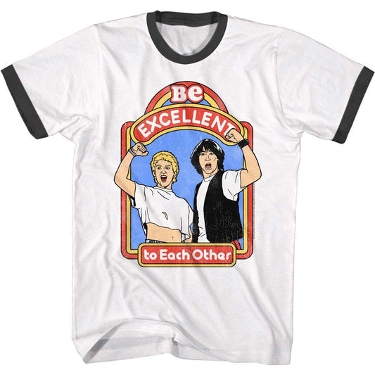 Bill And Teds Excellent Adventure Excellent Storybook T-shirt Front