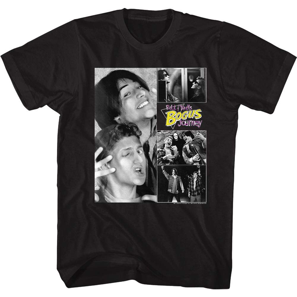 Bill And Teds Excellent Adventure Bnt Collage T-shirt Front