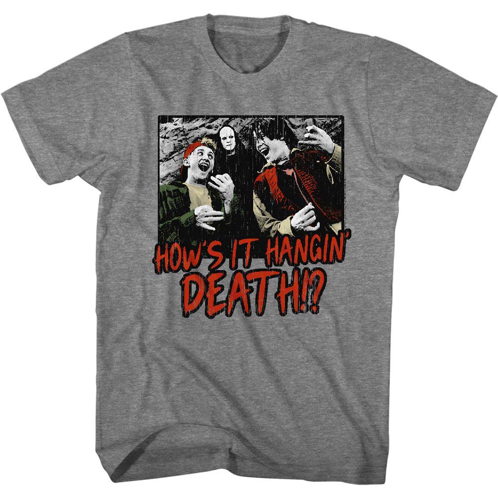 Bill And Teds Excellent Adventure How's It Hangin' T-shirt Front
