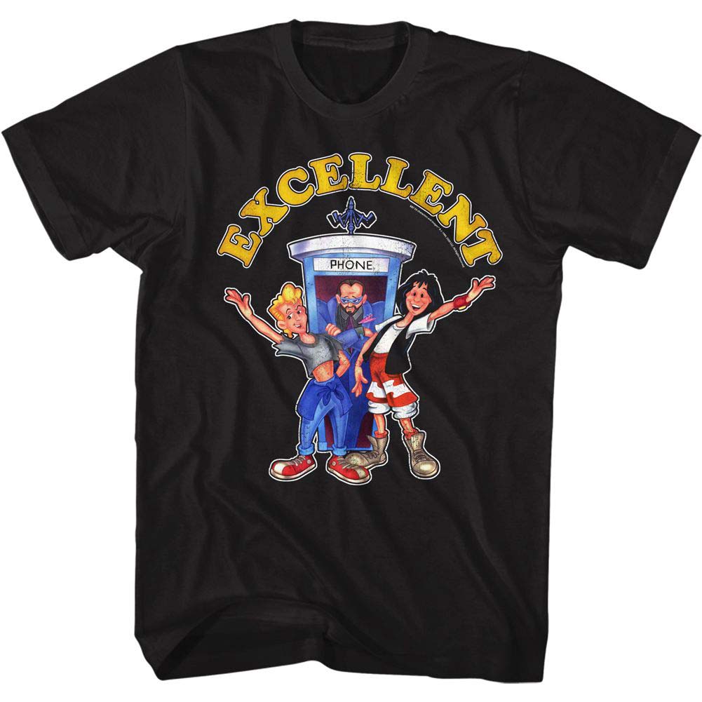 Bill And Teds Excellent Adventure Cartooncellent T-shirt Front