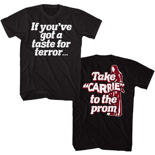 Take Carrie To Prom T-shirt Front