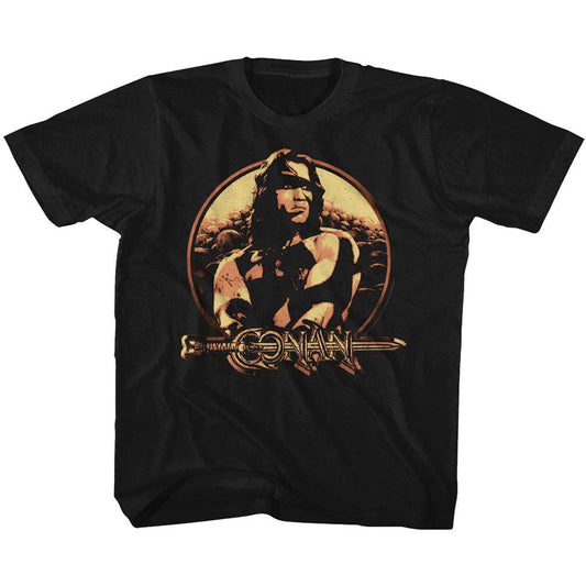 Conan Shield Youth T-shirt Front