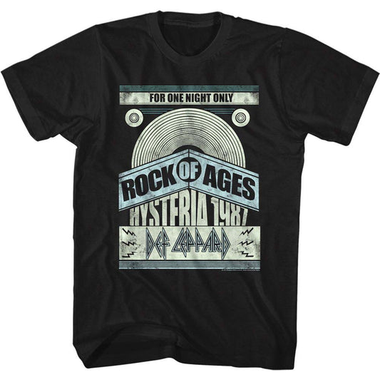 Def Leppard For One Night Only T-shirt Front