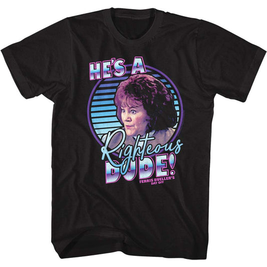 Ferris Beullers Day Off Righteous T-shirt Front