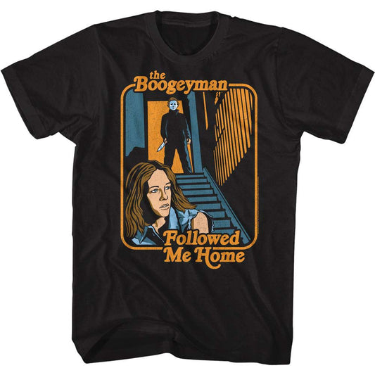 Halloween Boogeyman Followed T-shirt Front