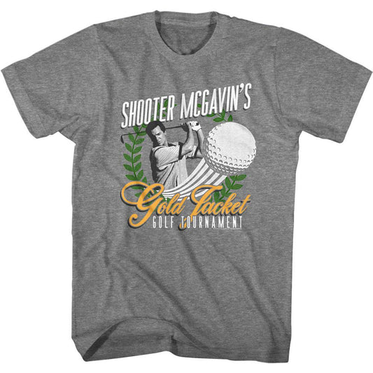 Happy Gilmore Gold Jacket Tournament T-shirt Front