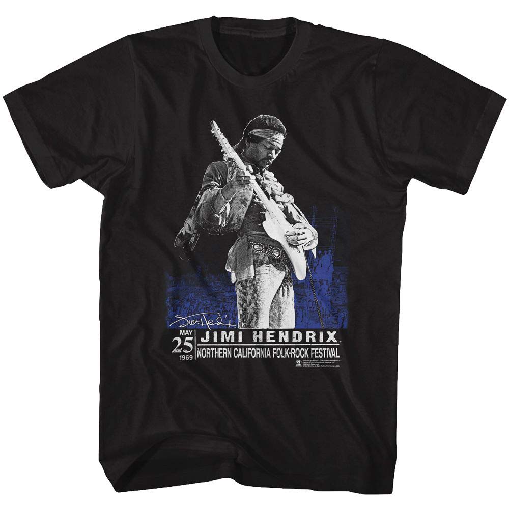 Jimi Hendrix Northern Cali T-shirt Front