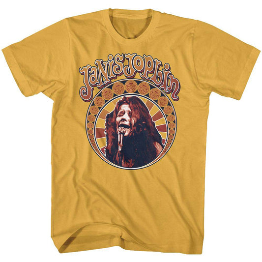 Janis Joplin Nouveau Circle T-shirt Front