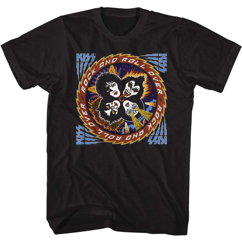 KISS Rockandrollover T-shirt Front