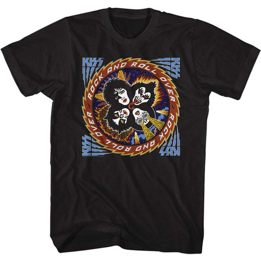KISS Rockandrollover T-shirt Front