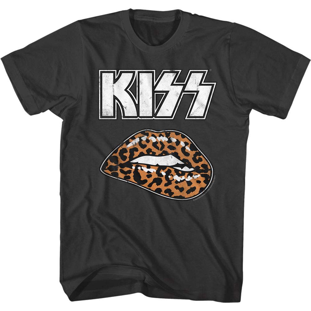 KISS Leopard Lip T-shirt Front