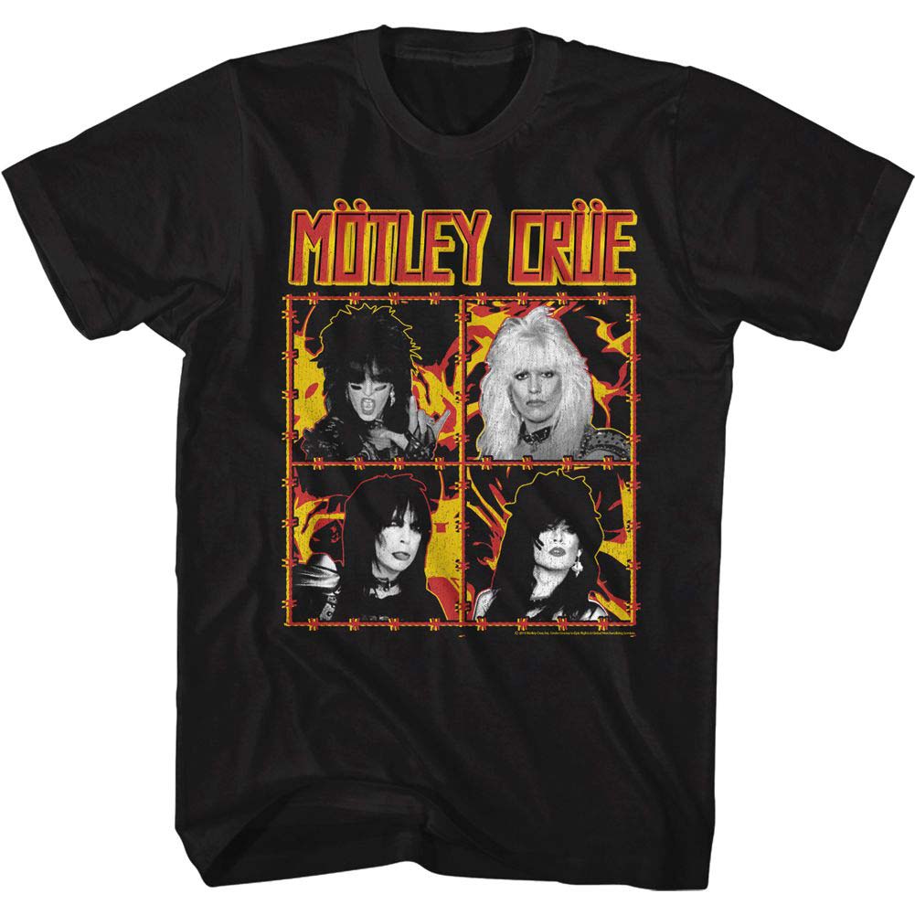 Motley Crue Fire And Wire T-shirt Front