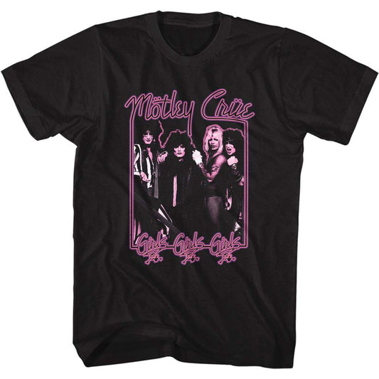 Motley Crue Girls Girls Girls Neon T-shirt Front