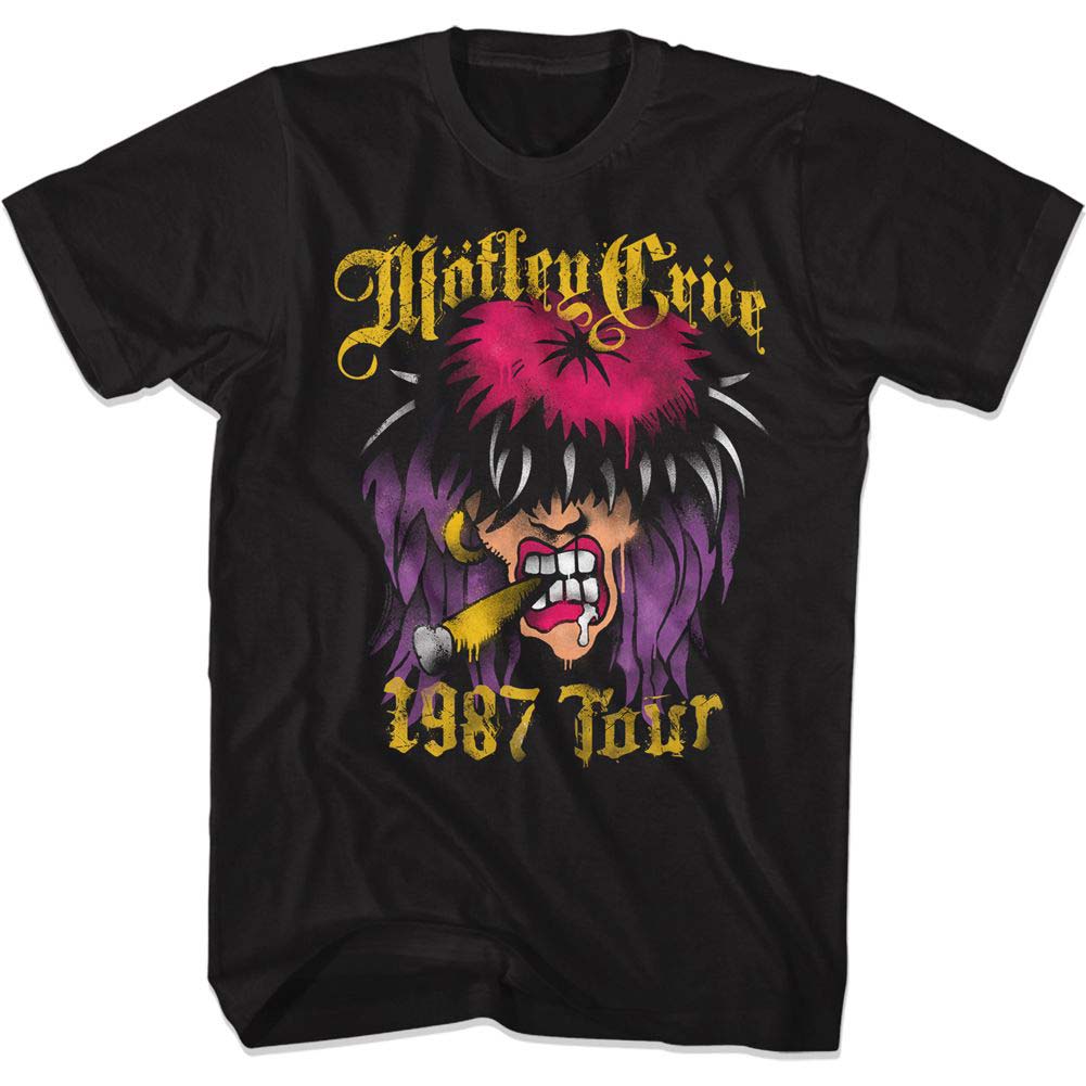 Motley Crue Spraypaint Tour T-shirt Front