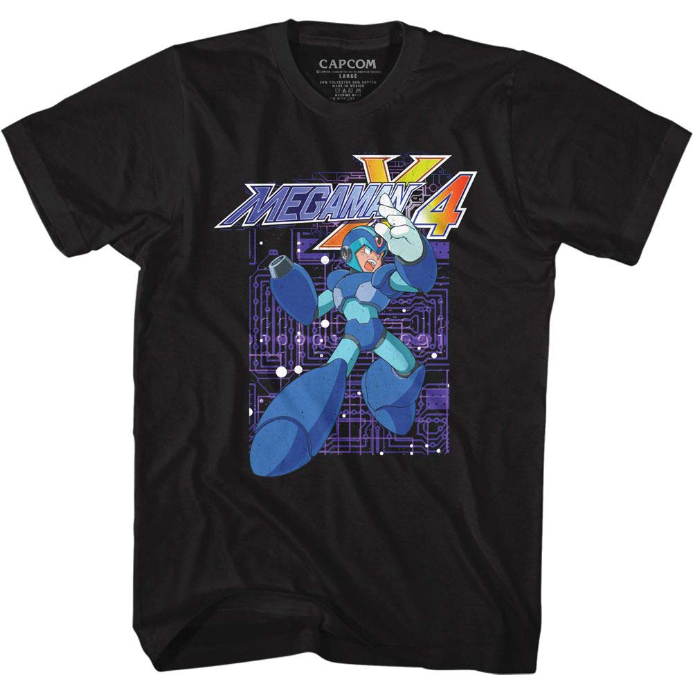 Mega Man Megaman X4 Digital T-shirt Front