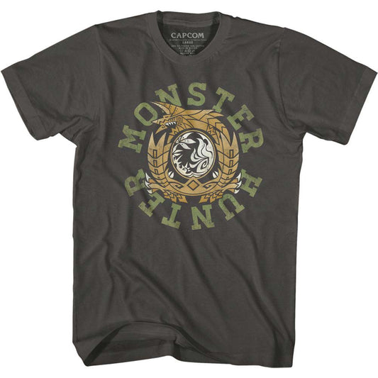 Monster Hunter Monhun Circle Color T-shirt Front