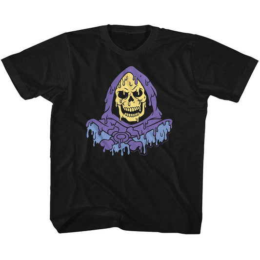 Masters Of The Universe Melty Skeletor Kids Childrens T-shirt Front