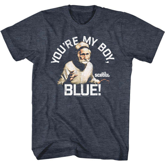 Oldschool My Boy Blue T-shirt Front