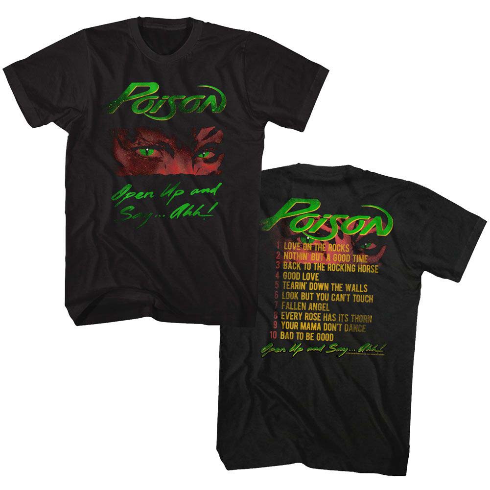 Poison Openup Tour T-shirt Front