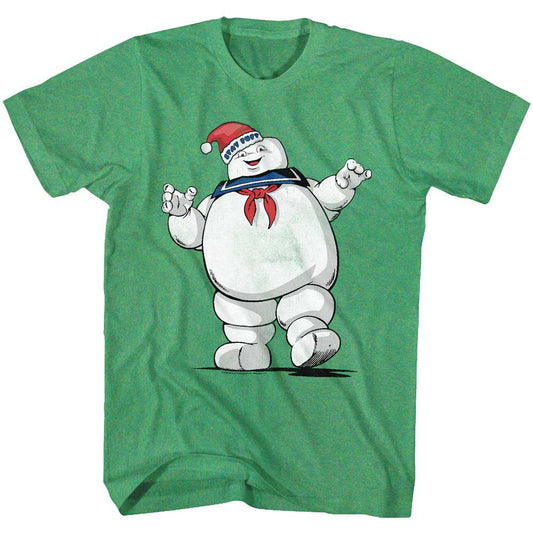 Ghostbusters Merry Mr. Stay Puft T-shirt Front