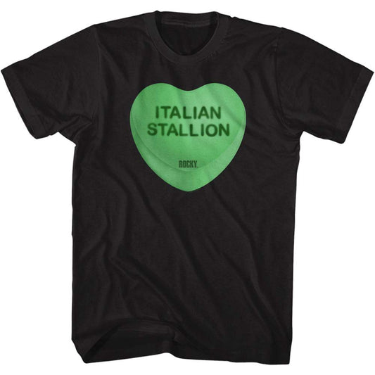 Rocky Italian Stallion Heart T-shirt Front