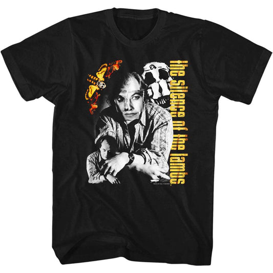 Silence Of The Lambs Buffalo Bill Collage T-shirt Front