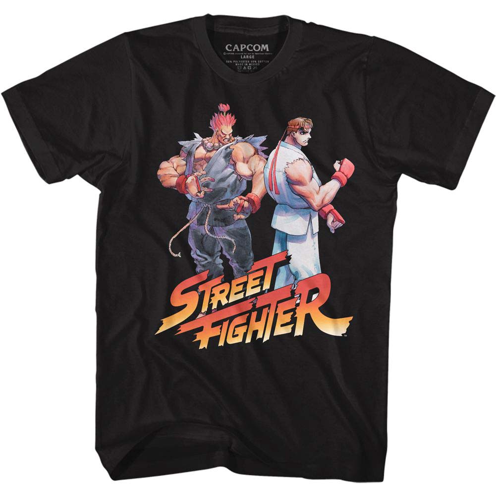 Street Fighter Aku Ryu Logo T-shirt Front