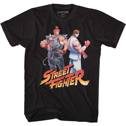 Street Fighter Aku Ryu Logo T-shirt Front
