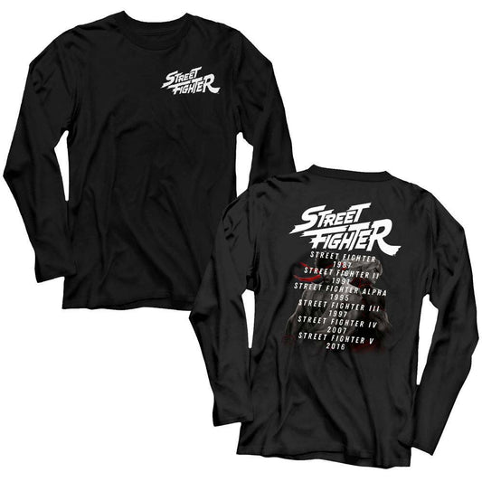Street Fighter Versus Long Sleeve Front