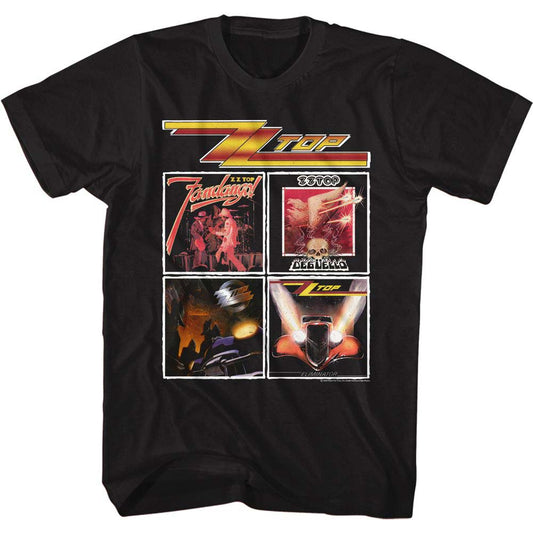 ZZ Top Top Albums T-shirt Front