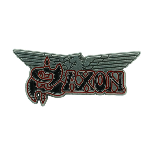 Saxon Logo/Eagle Pewter Pin Badge