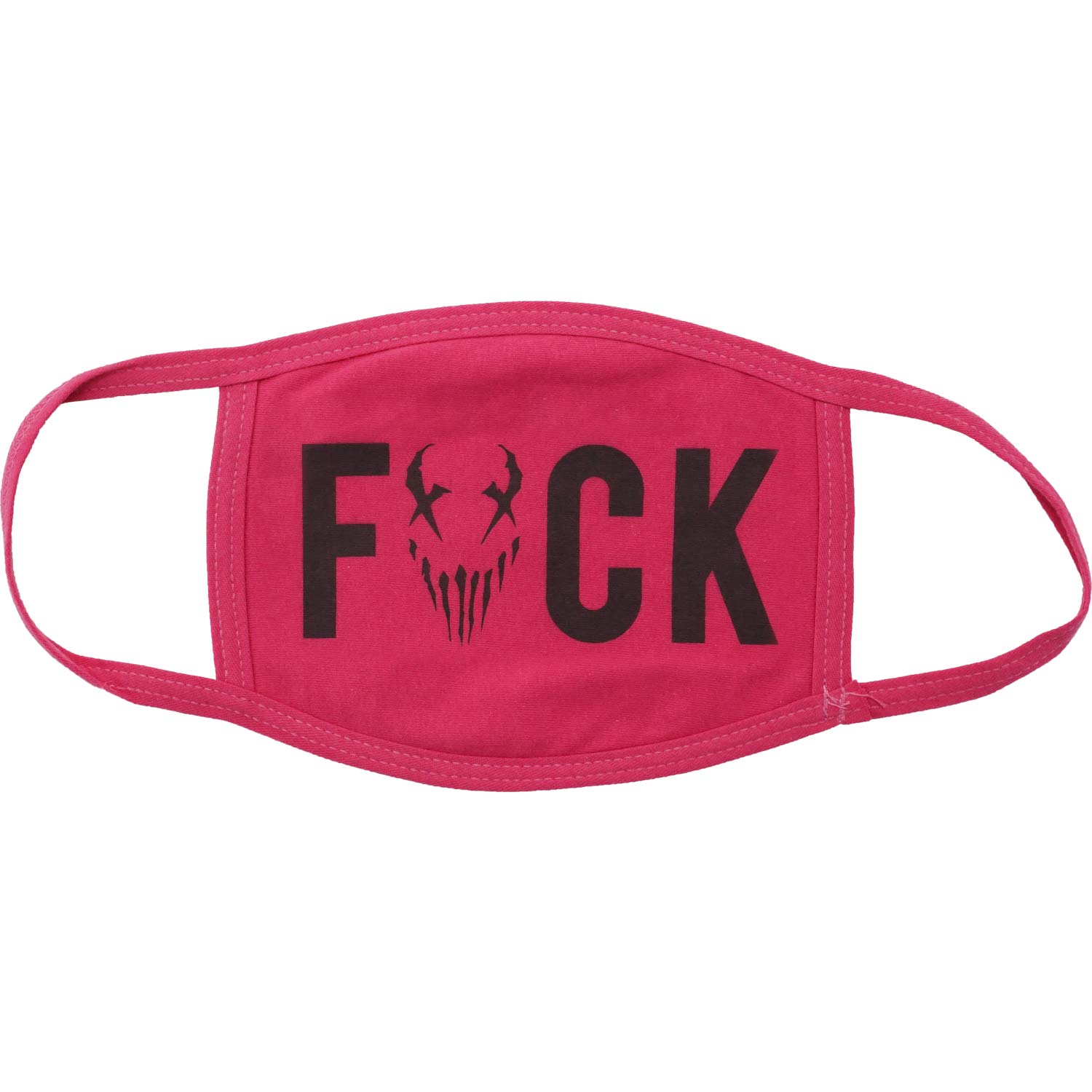 Mushroomhead FUCK On Pink Face Mask Front