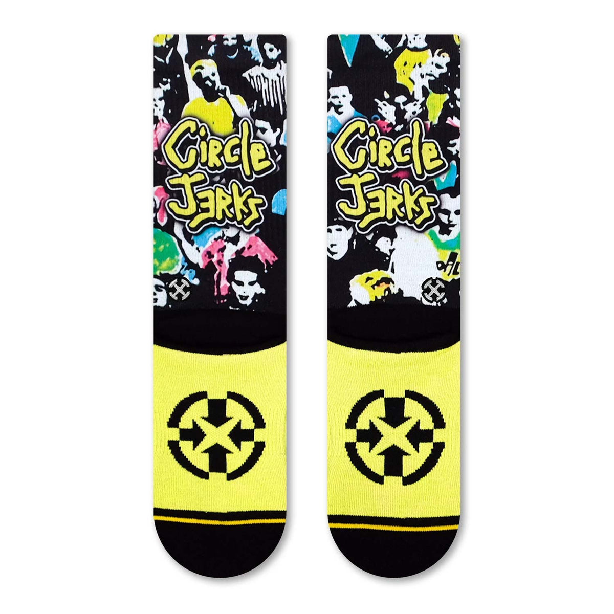 Circle Jerks 40th Anniversary Socks Back