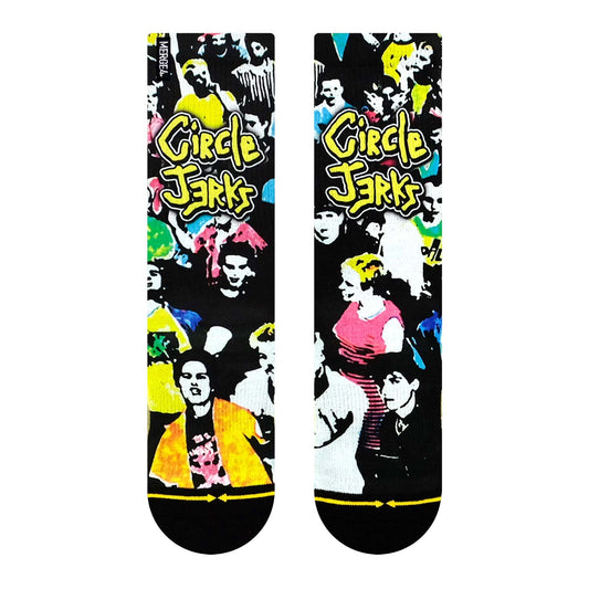 Circle Jerks 40th Anniversary Socks Front
