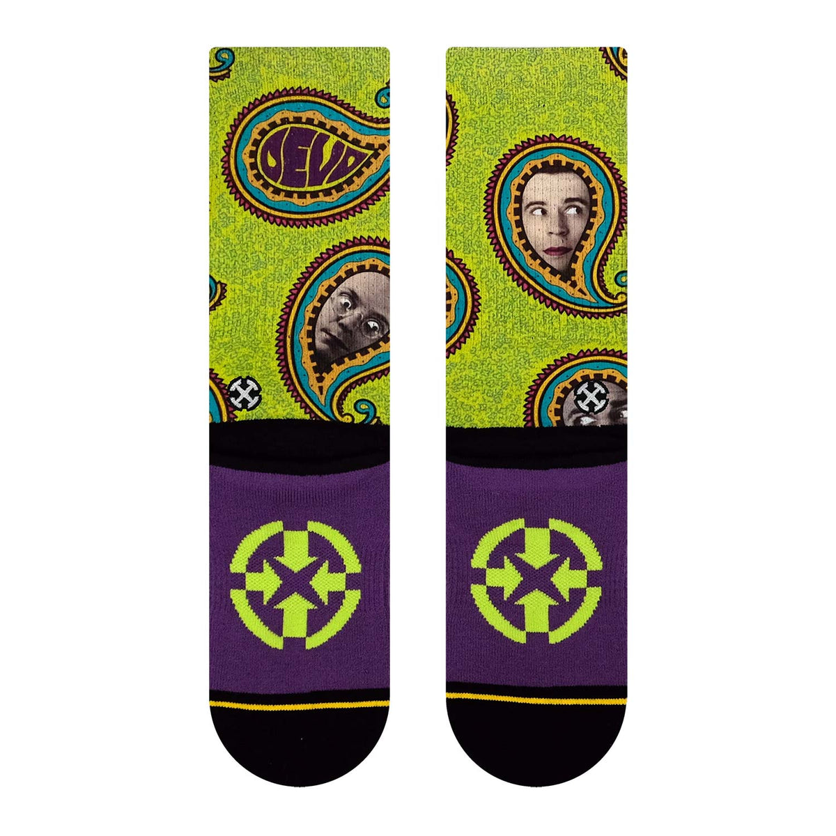 Devo Are You Experienced? Crew Socks Back