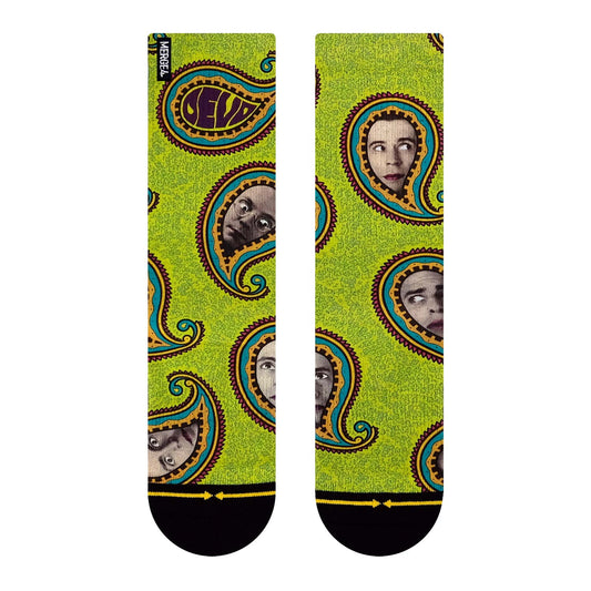 Devo Are You Experienced? Crew Socks Front