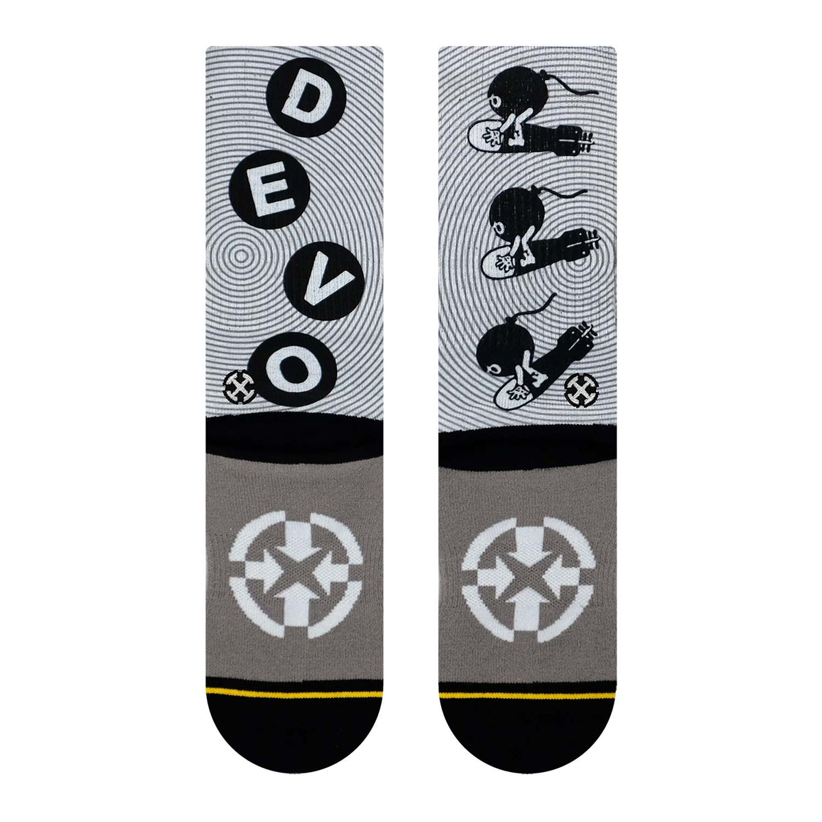 Devo Bombs Away Crew Socks Back