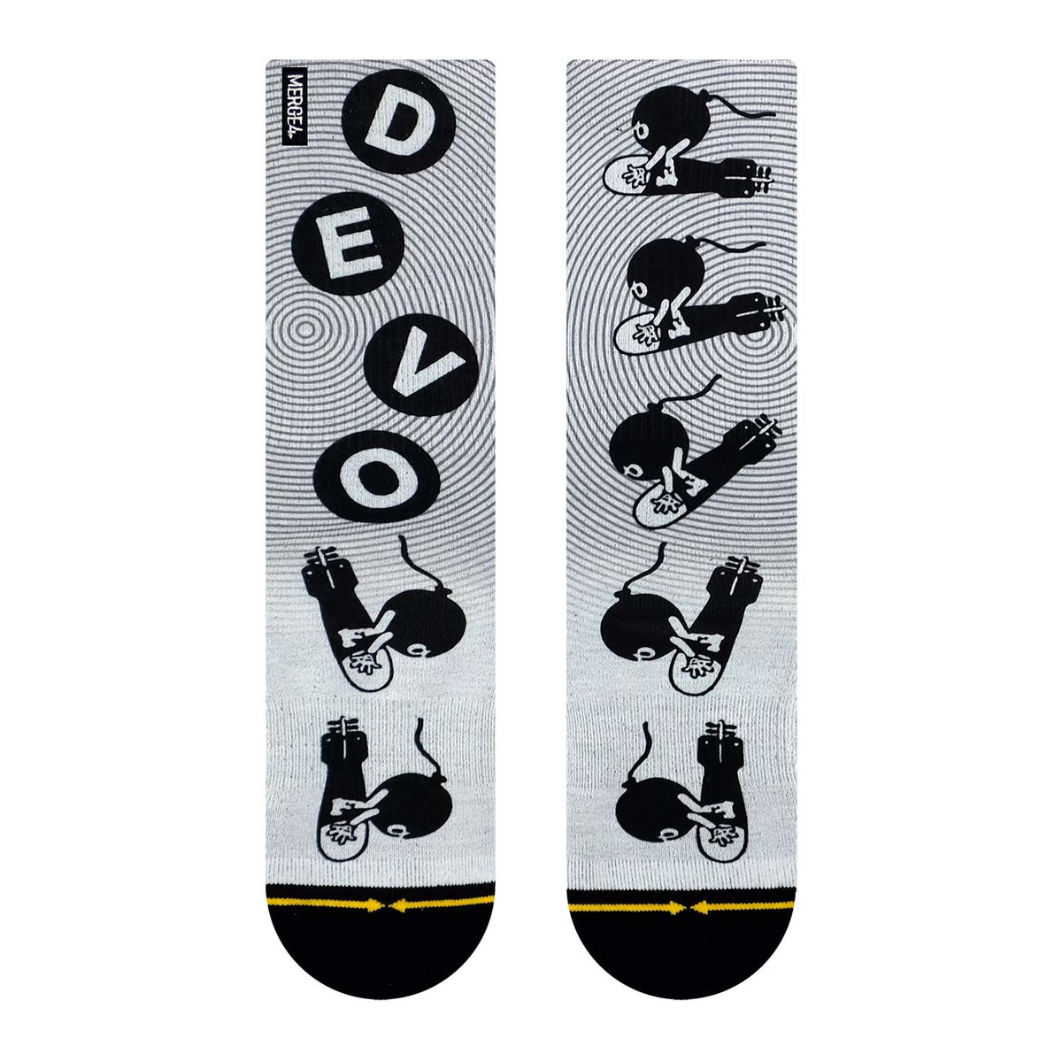 Devo Bombs Away Crew Socks Front