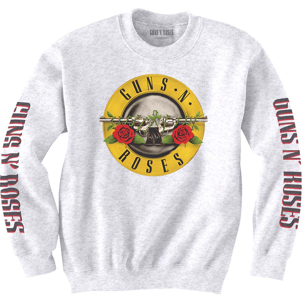 Guns N Roses Classic Text & Logos (Arm Prints) Sweatshirt Front