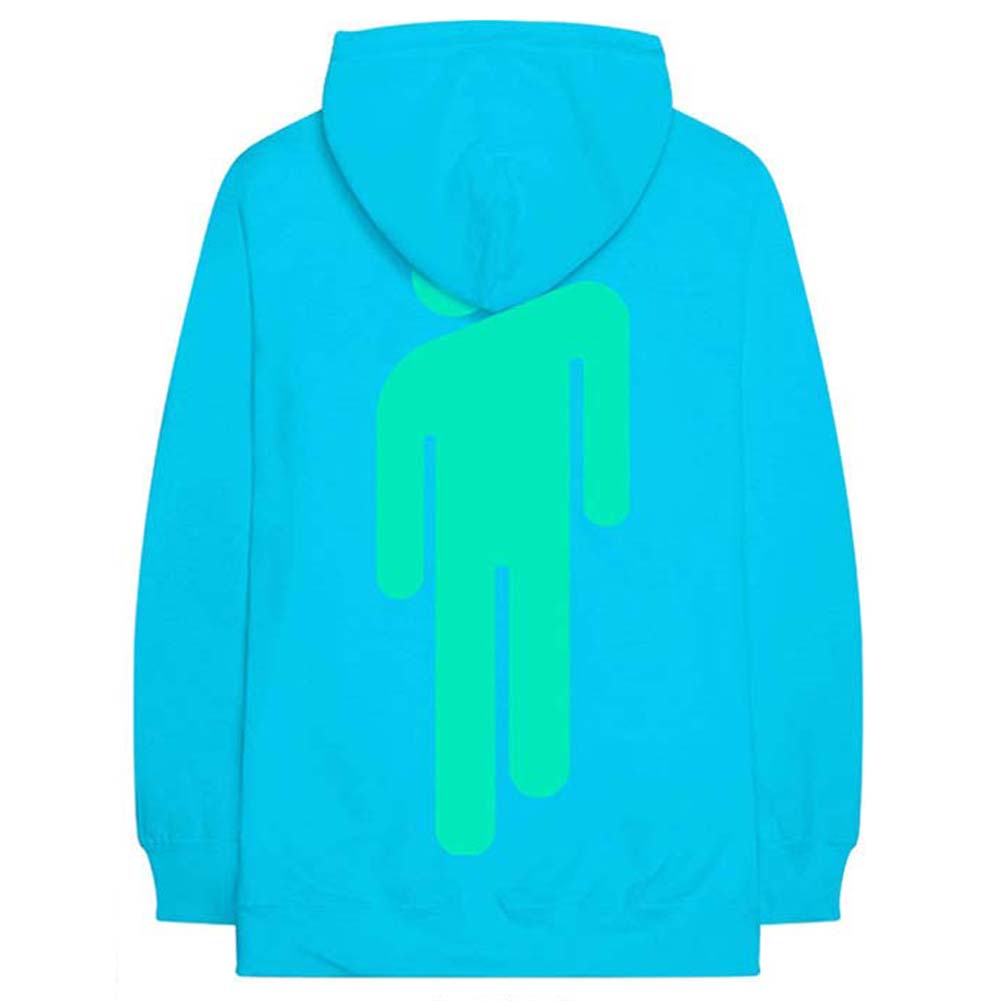 Billie Eilish Logo & Blohsh (Back Print) Hooded Sweatshirt Back