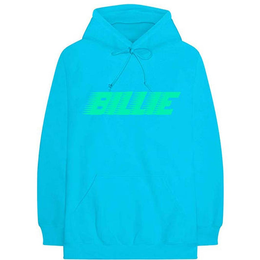 Billie Eilish Logo & Blohsh (Back Print) Hooded Sweatshirt Front