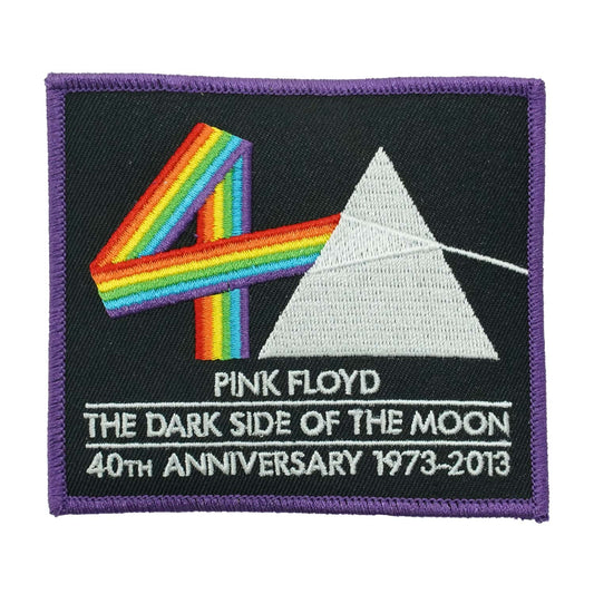 Pink Floyd The Dark Side Of The Moon 40TH Anniversary 1973-2013 Embroidered Patch Front